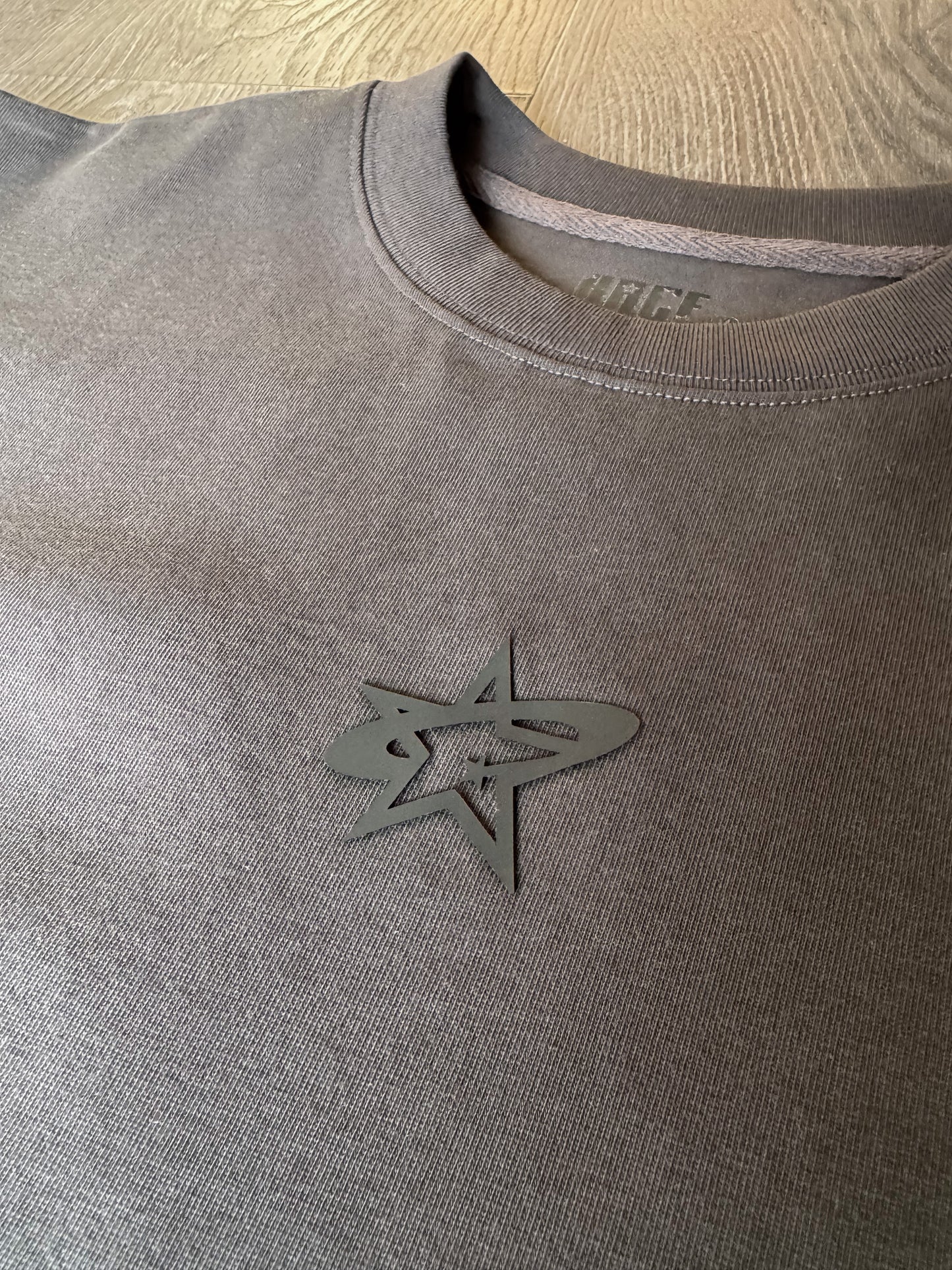 "GHOST" Tee Charcoal