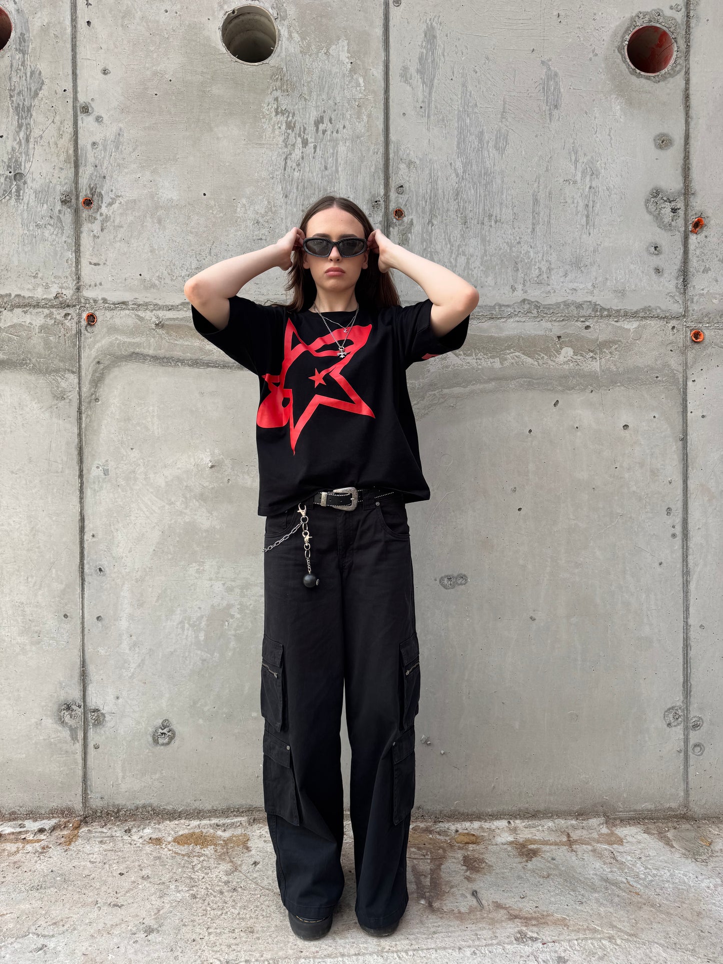 Born For More Boxy Tee Black