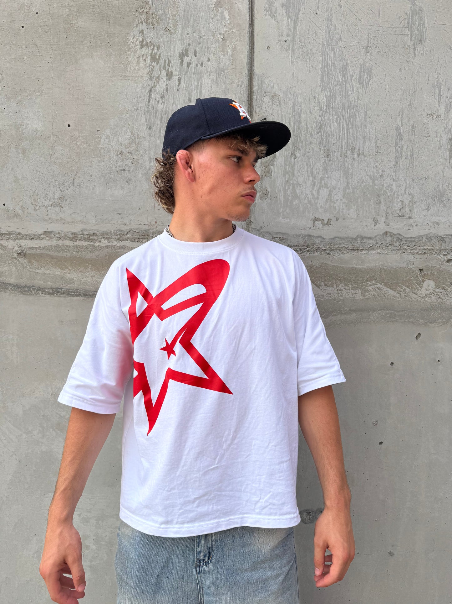 Born For More Boxy Tee White