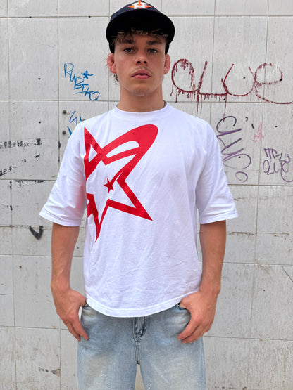 Born For More Boxy Tee White