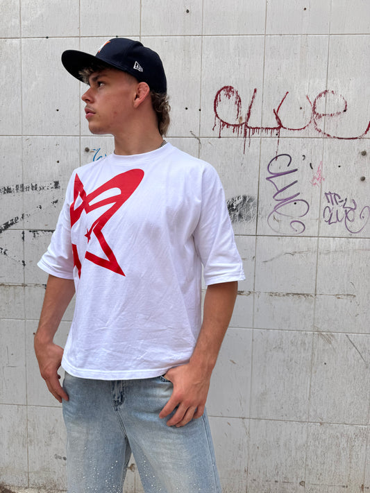 Born For More Boxy Tee White