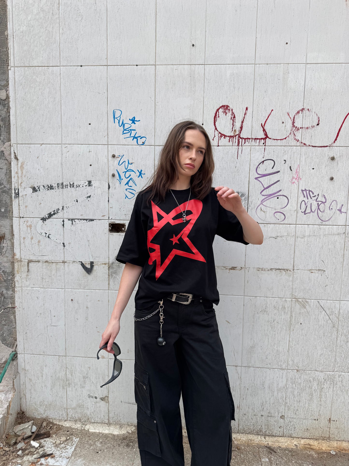 Born For More Boxy Tee Black