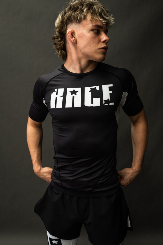 Rise Above Rash Guard Black